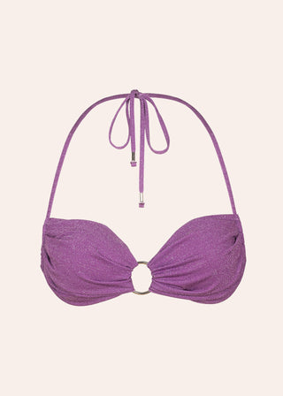 Alaia Bikini Top in Fig