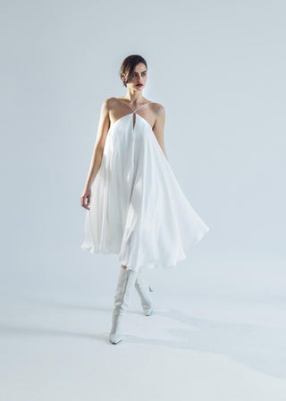 Backless Fairy Dress in White