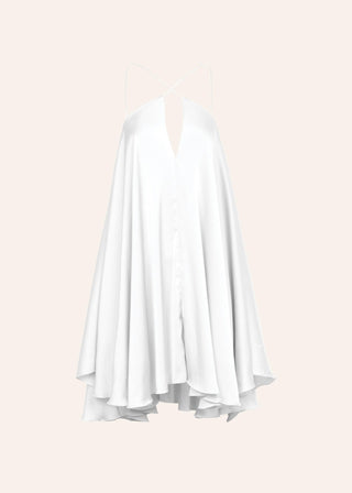 Backless Fairy Dress in White