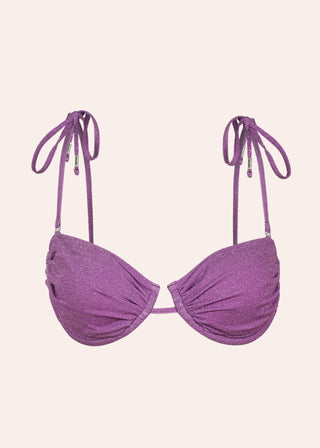 Tyra Bikini Top in Fig