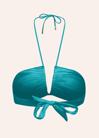 Blair Bikini Top in Aquamarine