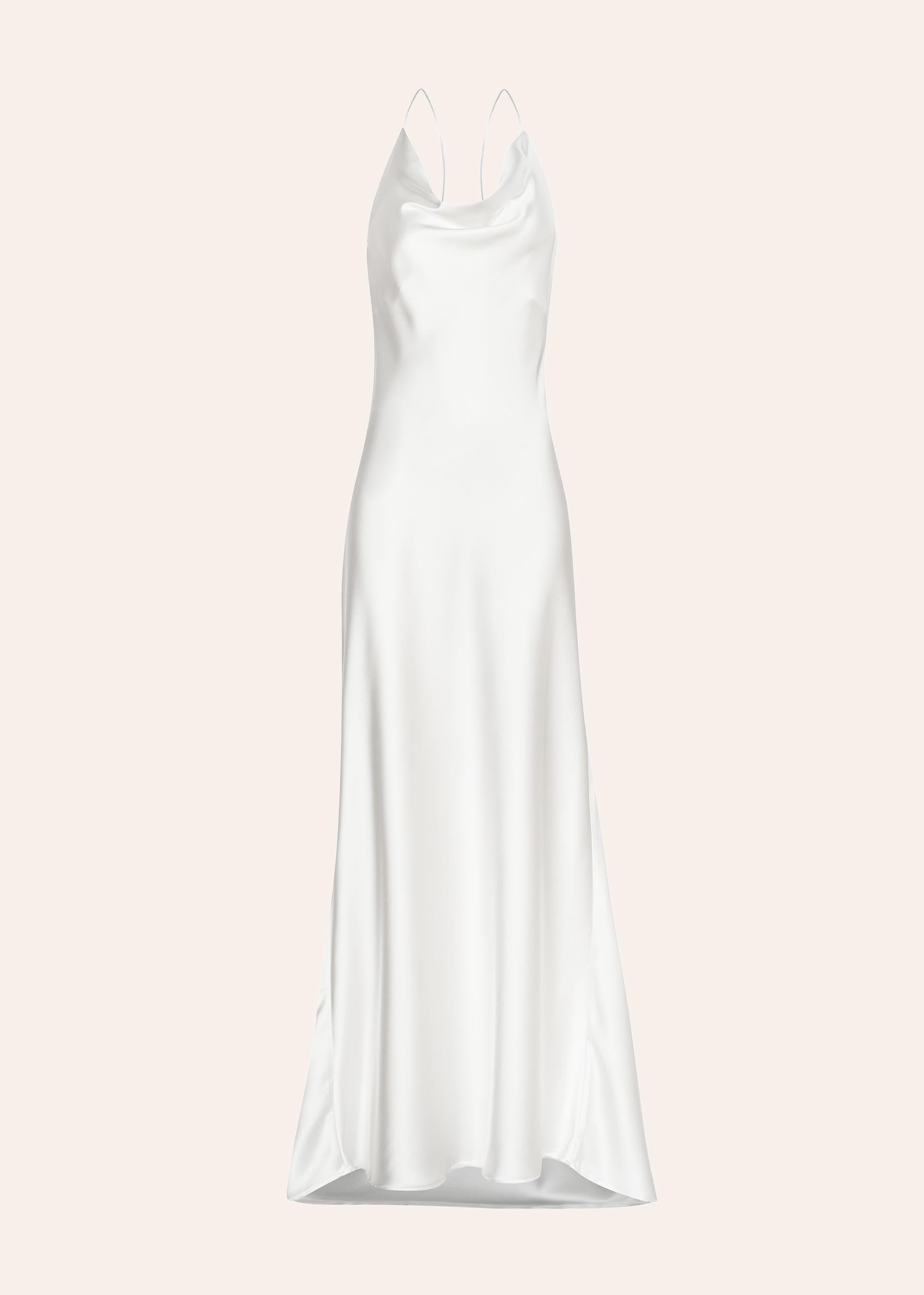 amina satin maxi dress Black Amina Metallic Maxi Dress