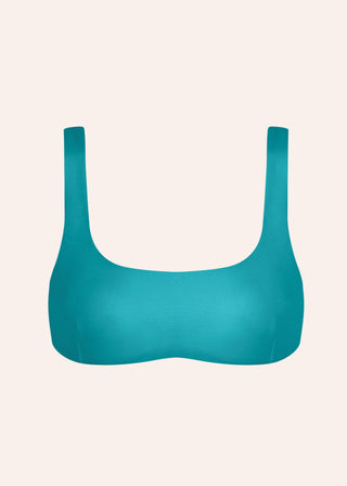 Aria Bikini Top in Aquamarine