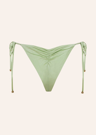 Candice Bikini Bottom Reversible in Matcha