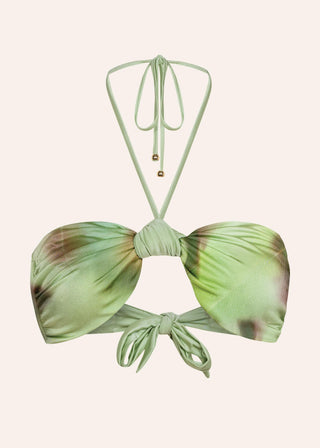 Gigi Bikini Top Reversible Matcha