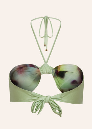 Gigi Bikini Top Reversible Matcha