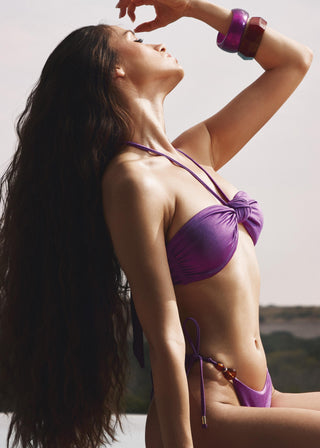 Gigi Bikini Top Reversible Orchid