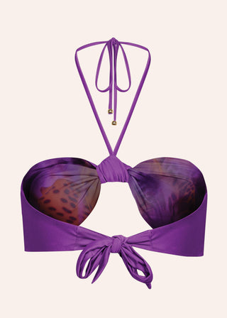 Gigi Bikini Top Reversible Orchid