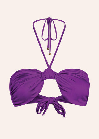 Gigi Bikini Top Reversible Orchid