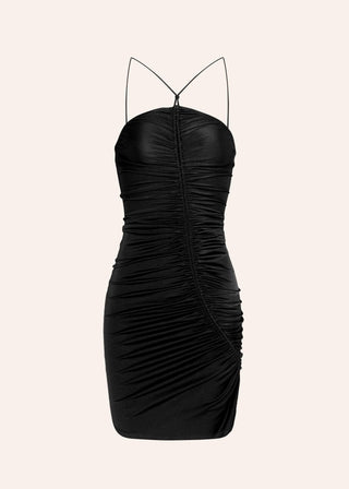 Hailey Dress in Amber - Body-Hugging Mini Dress