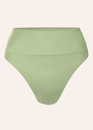 Lilah Bikini Bottom Reversible in Matcha