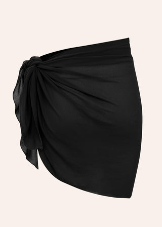 Chiara Mini Sarong in Black