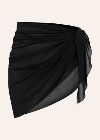 Chiara Mini Sarong in Black