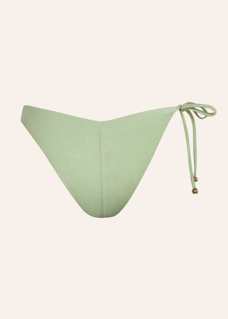 Naomi Bikini Bottom Reversible in Matcha