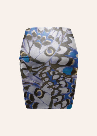 Bea Skirt in Blue Print