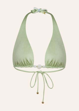 Sophia Bikini Top Reversible Matcha