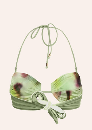 Tyra Bikini Top Reversible Matcha