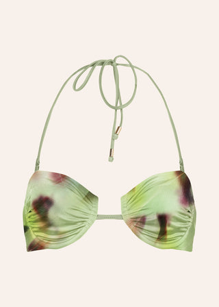 Tyra Bikini Top Reversible Matcha